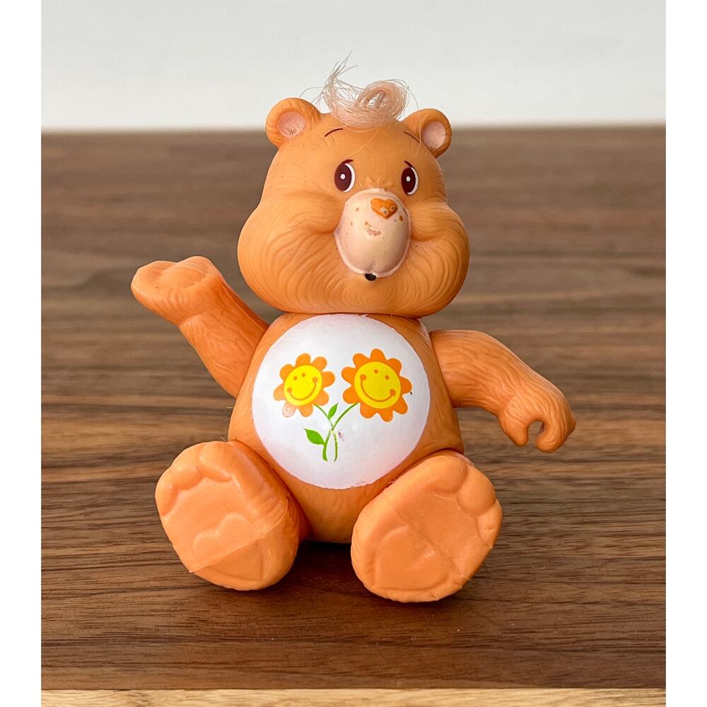 Vintage Care Bear PVC Posable Figure Hong Kong 1983 Friend